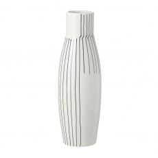 Linea Vase Ceramic White