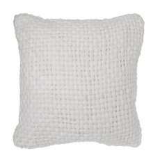 Leto Knitted Cream Cushion