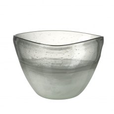Chiva White Glass Bowl