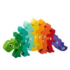 Lanka Kade Dinosaur 1-10 Wooden Jigsaw