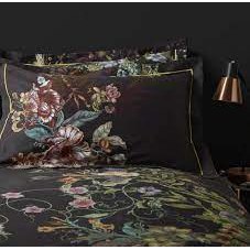 Timorous Beasties Botanica Charcoal Bedding