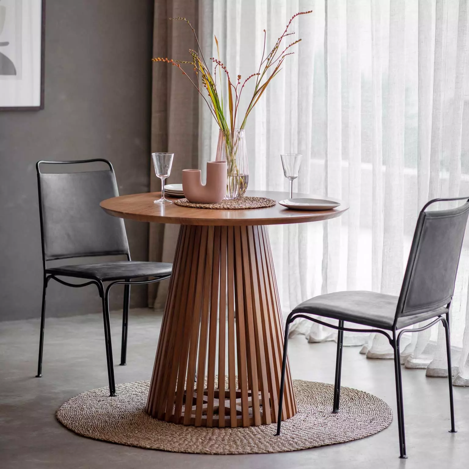 BROOKLAND Slatted Dining Table