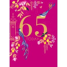 Sara Miller 65 Today Birthday Greeting Card