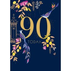 Sara Miller 90 Today Birthday Greeting Card