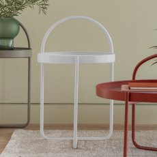 FAWDDWY Side Table White