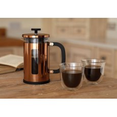 Copper Pisa Cafetiere 3 Cup