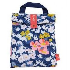 Joules Picnic Floral Roll Top Lunch Bag