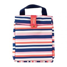 Joules Picnic Stripe Roll Top Lunch Bag