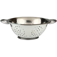 SS Colander 3qt Cream