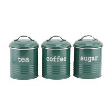 Canister Round Set of 3 Fjord