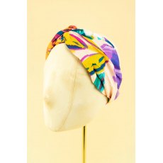 Powder Floral Frenzy Elasticated Headband