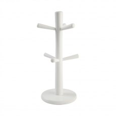 6 Peg Mug Tree White