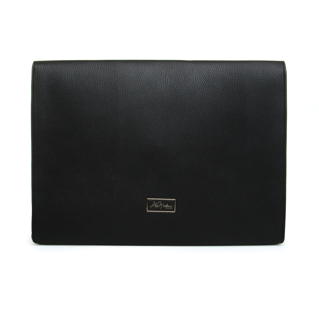 Alice Wheeler London Black Eaton Laptop / Document Holder