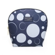 Alice Wheeler London Navy Spot Make Up Case