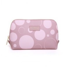 Alice Wheeler London Pink Spot Beauty Case / Make Up Bag Medium