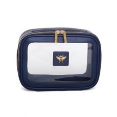 Alice Wheeler London Navy Travel Case