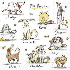 IHR Napkins Emotion Dogs