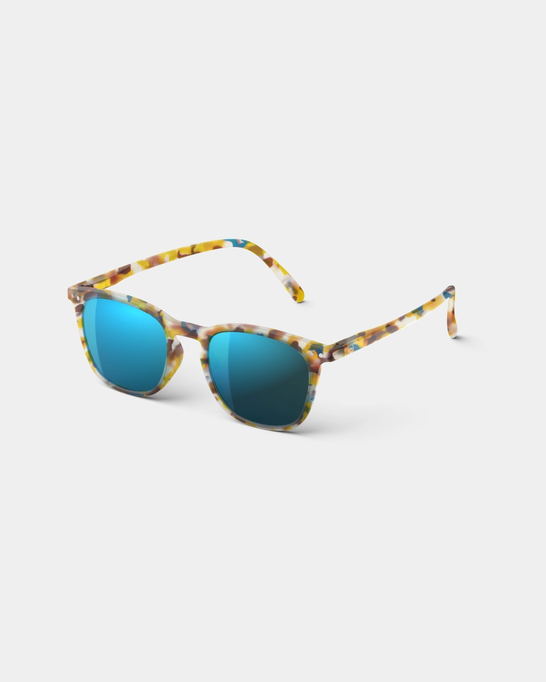 IZIPIZI #E Blue Tortoise Mirror Reading Sunglasses