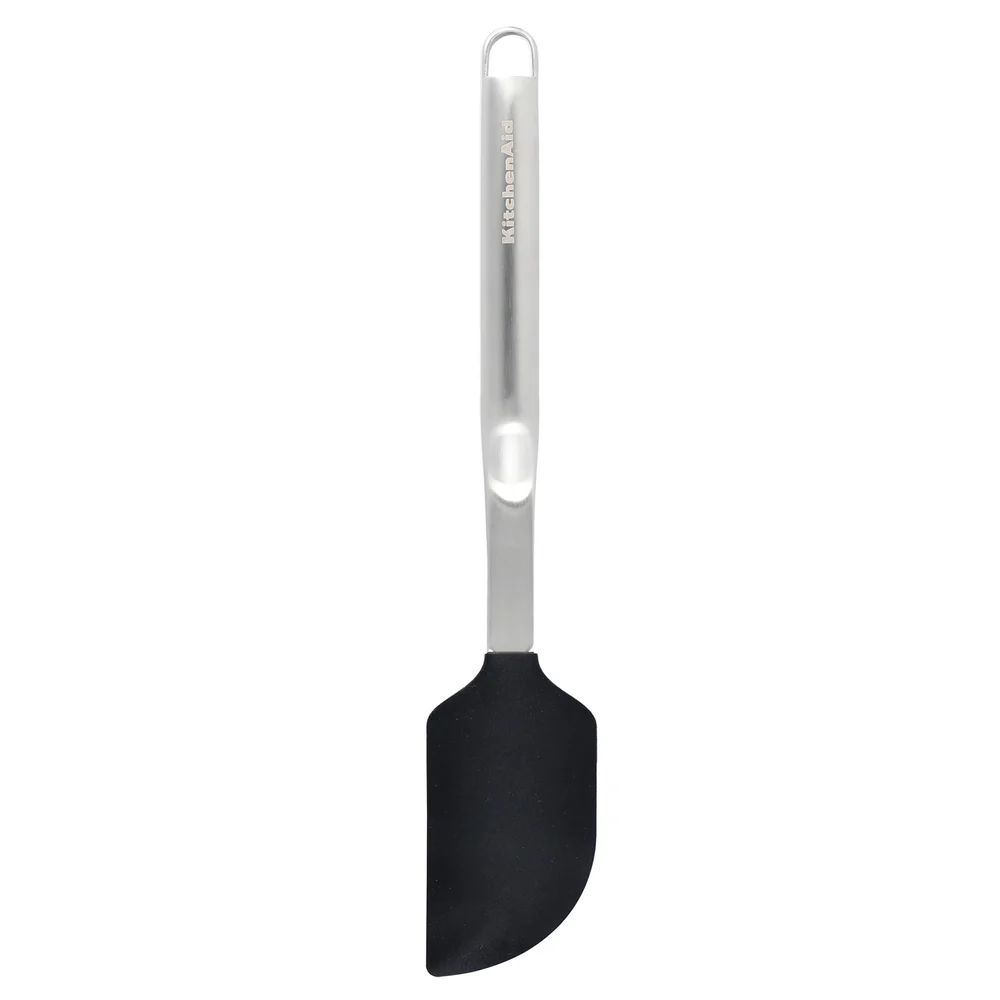 KitchenAid Premium Stainless Steel Scraping Spatula - Black