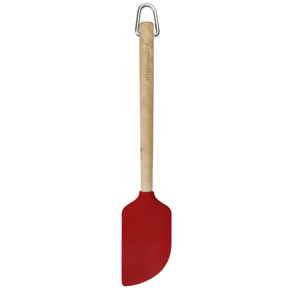 KitchenAid Birchwood Scraper Spatula - Empire Red