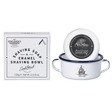 Shaving Soap & Enamel Shaving Bowl