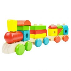 Jumini Wooden Stacking Train 18 Pieces