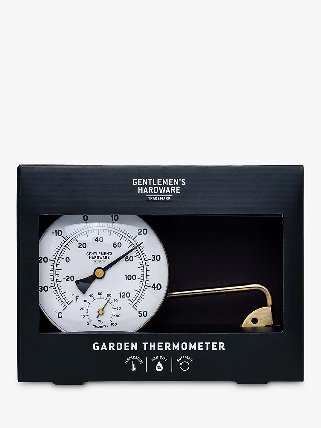 Gentlemen's Hardware Metal Garden Thermometer
