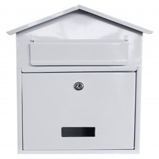 Wall Mounter White Postbox