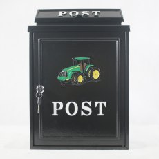 Green Tractor Postbox