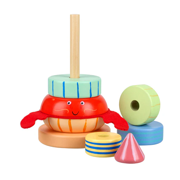 Orange Tree Toys Hermit Crab Stacking Ring