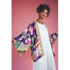 Powder Sage Iris Kimono Jacket