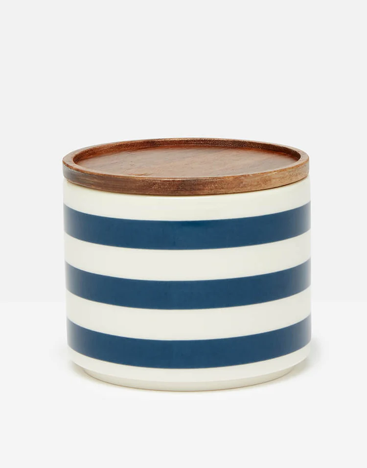 Joules Brightside Stripe Medium Storage Canister