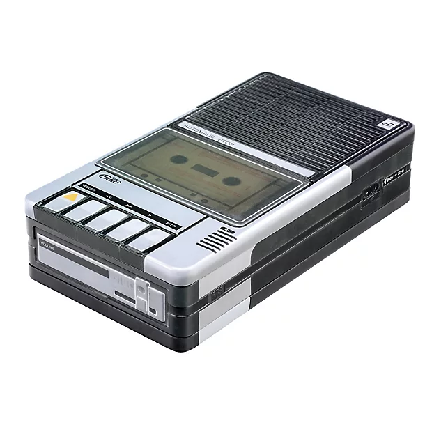 Cassette Recorder Tin With Biscuits