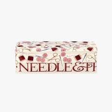 Emma Bridgewater Crafting Long Deep Rectangular Tin With Cornish Clotted Cream Shortbread 320g
