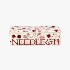 Emma Bridgewater Crafting Long Deep Rectangular Tin With Biscuits