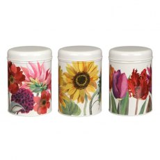 Emma Bridgewater Flowers Set of 3 Round Caddies