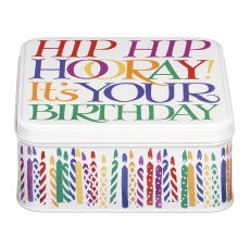 Emma Bridgewater Rainbow Toast Birthday Medium Square Tin