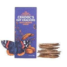 Cradoc's Crackers Oats with Cheddar Cheese 80g