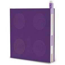 Lego 2.0 Locking Notebook With Gel Pen Lavender