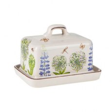 T&G Cottage Garden Butter Dish