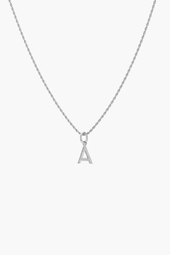 Tutti & Co Initial Charm Silver