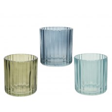 Tealight Holder Glass Opalescent