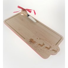 Christmas Cheese Board With Knife