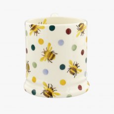 Emma Bridgewater Bumblebee & Small Polka Dot 1/2 Pint Mug
