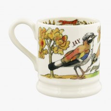 Emma Bridgewater In The Woods Foxes & Jay 1/2 Pint Mug