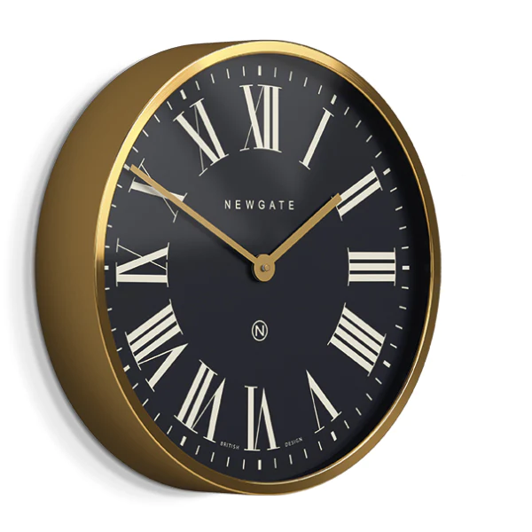 Newgate Mr Butler Wall Clock - Radial Brass Newgate Mr Butler Wall Clock - Radial Brass