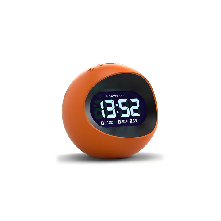 Newgate Centre of the Earth LCD Alarm | Orange