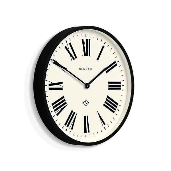 Newgate Number Three Italian Wall Clock - Black