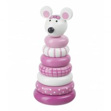 Stacking Ring Pink Mouse