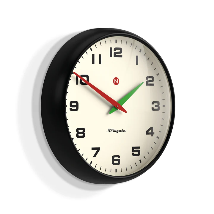 Superstore Wall Clock Alpha Dial - Black